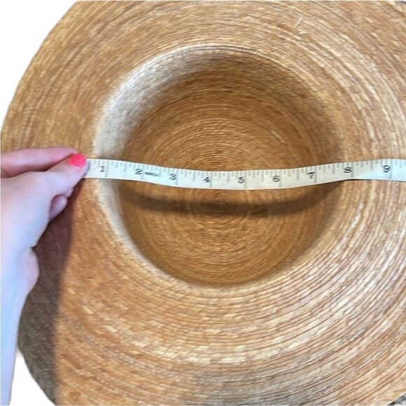 No Brand- Jute Summer Floppy Beach Hat with Flowers - Picture 6 of 7